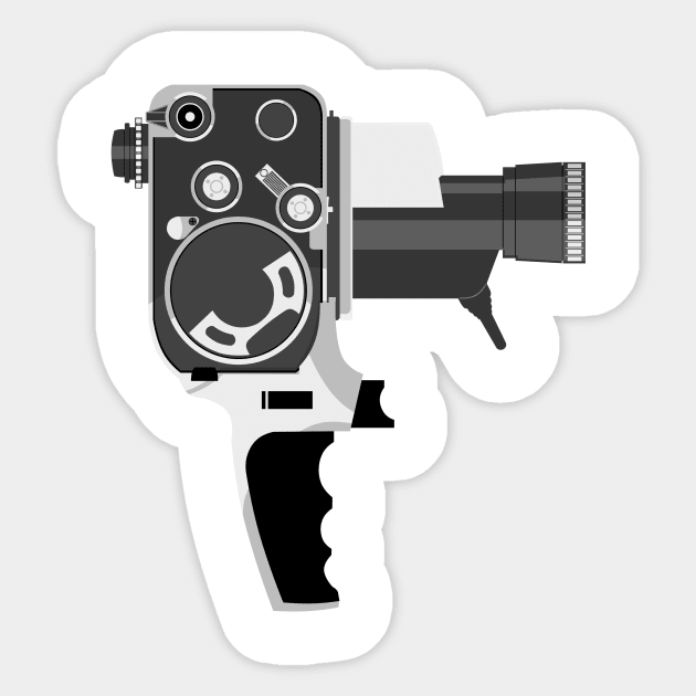 Retro Handle Camera Sticker by AngoldArts